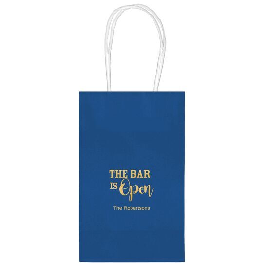 The Bar is Open Medium Twisted Handled Bags